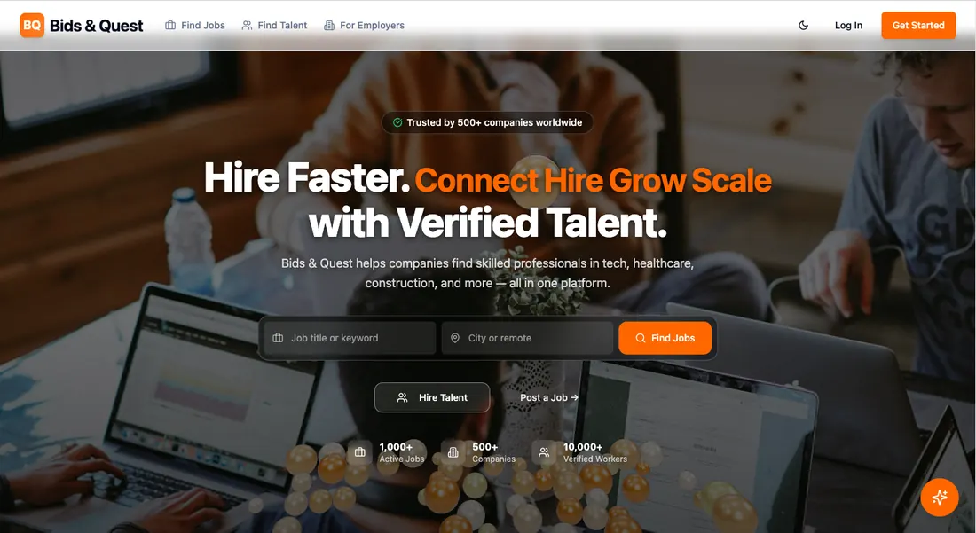 Bids and Quest — Workforce Management • Lovable