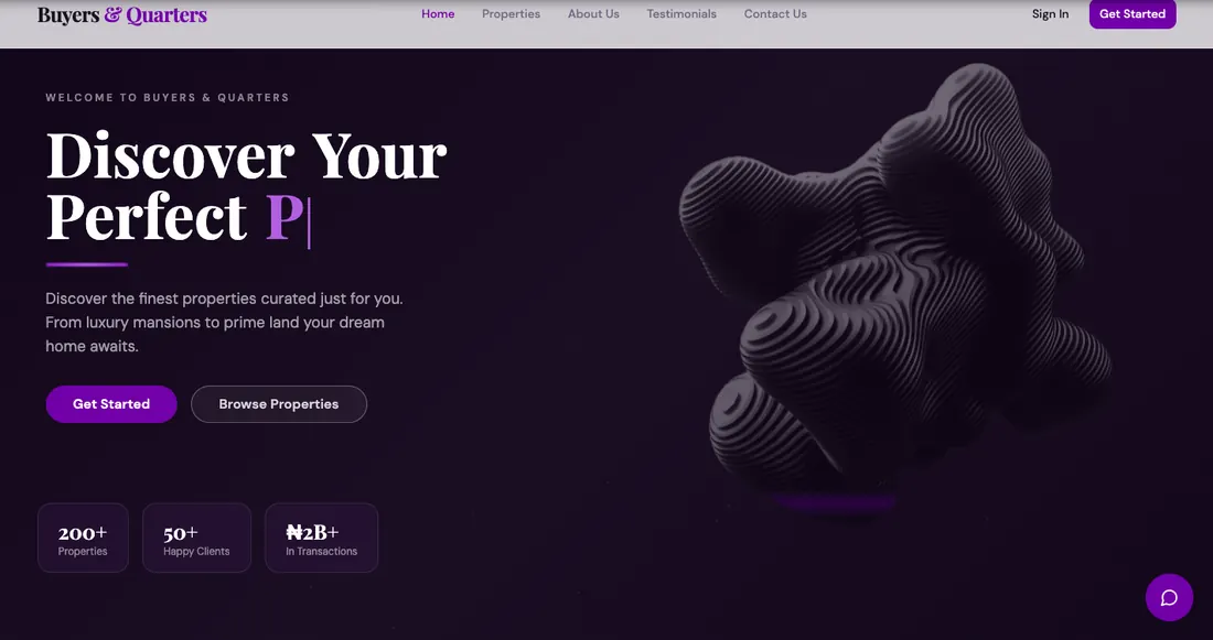 Buyers and Quarters — Property Marketplace • Lovable